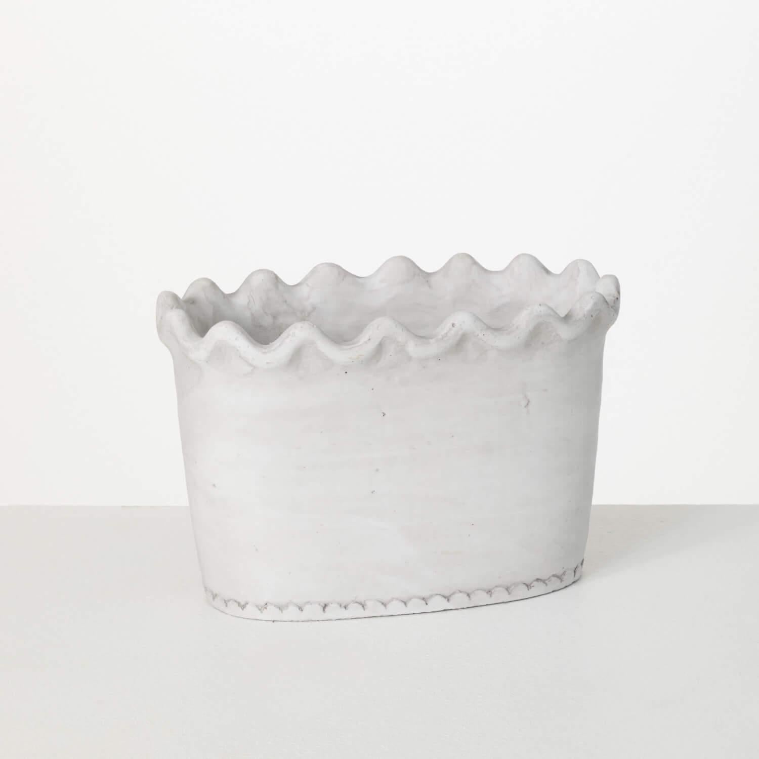 Scalloped Container